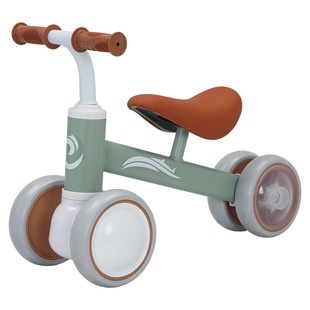 Kidsren's Balance Car Four-Wheel Light Baby Scooter Toddler 1-2-3 Years Old Baby Scooter 3
