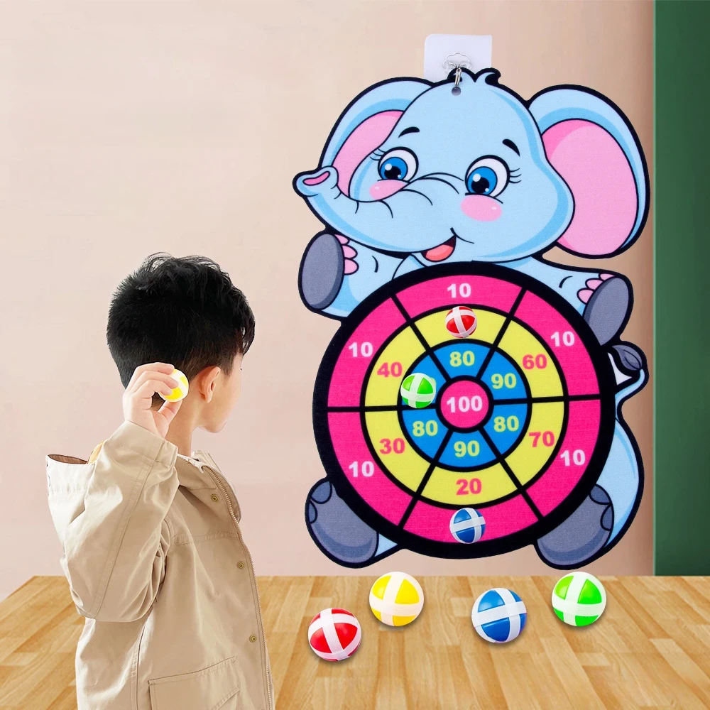 Kids Sticky Dartboard With 5 Ball