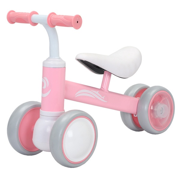 Kidsren's Balance Car Four-Wheel Light Baby Scooter Toddler 1-2-3 Years Old Baby Scooter 2