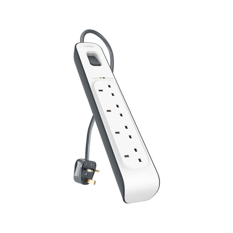 Belkin 4-outlet Surge Protection Strip with 2M Power Cord 2