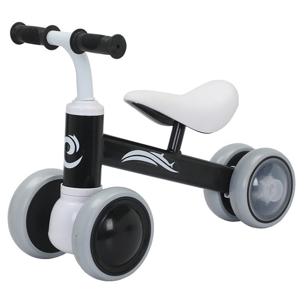 Kidsren's Balance Car Four-Wheel Light Baby Scooter Toddler 1-2-3 Years Old Baby Scooter
