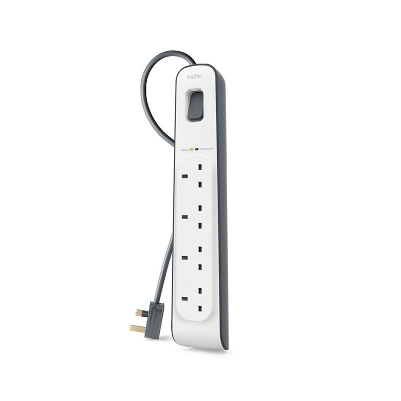Belkin 4-outlet Surge Protection Strip with 2M Power Cord