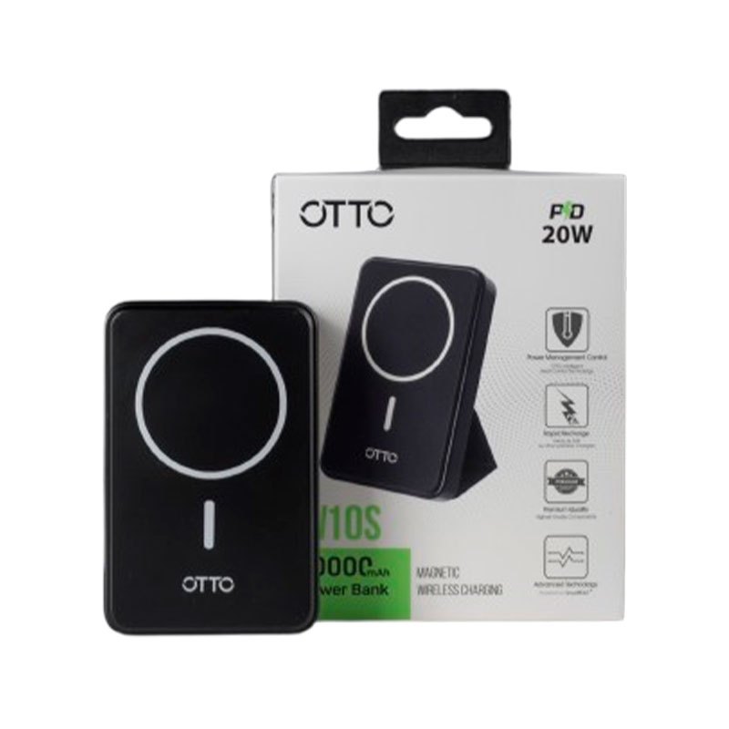 OTTO W10S 10000mAh Magnetic PD 20W Wireless Power Bank 3