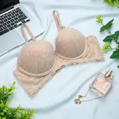 Cotton Lace Foam Wire Bra